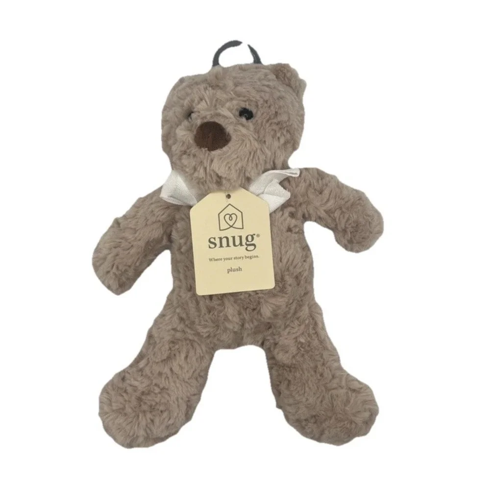 NWT Snug Baby Beige Teddy Bear Lovey Tan Plush Stuffed Animal Infant Comfort Toy